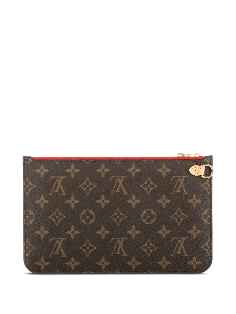 Louis Vuitton Pre-Owned Pouch con zip e monogramma - Marrone