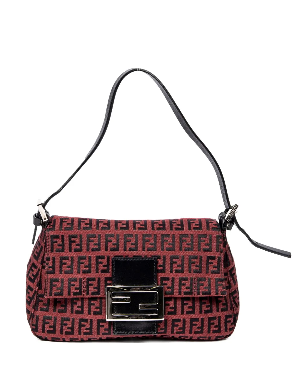 Fendi Pre-Owned Borsa a spalla con stampa FF - Rosso