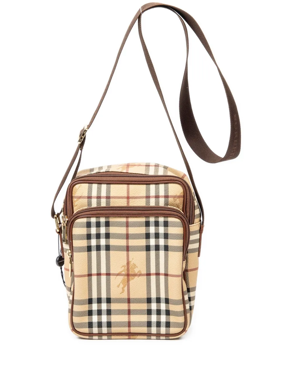 Burberry Pre-Owned Borsa a tracolla a quadri - Toni neutri