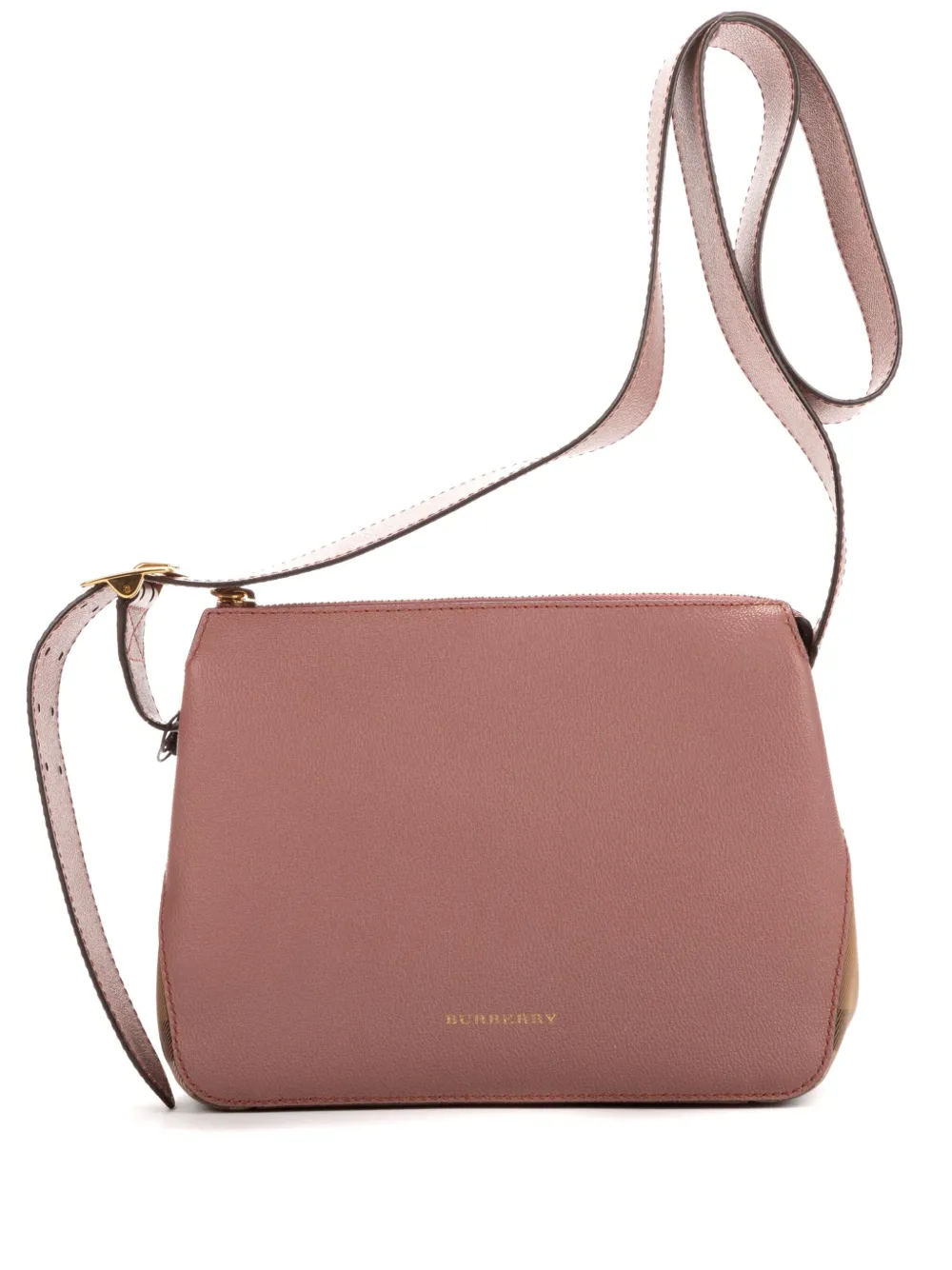 Burberry Pre-Owned Borsa a tracolla a quadri - Rosa