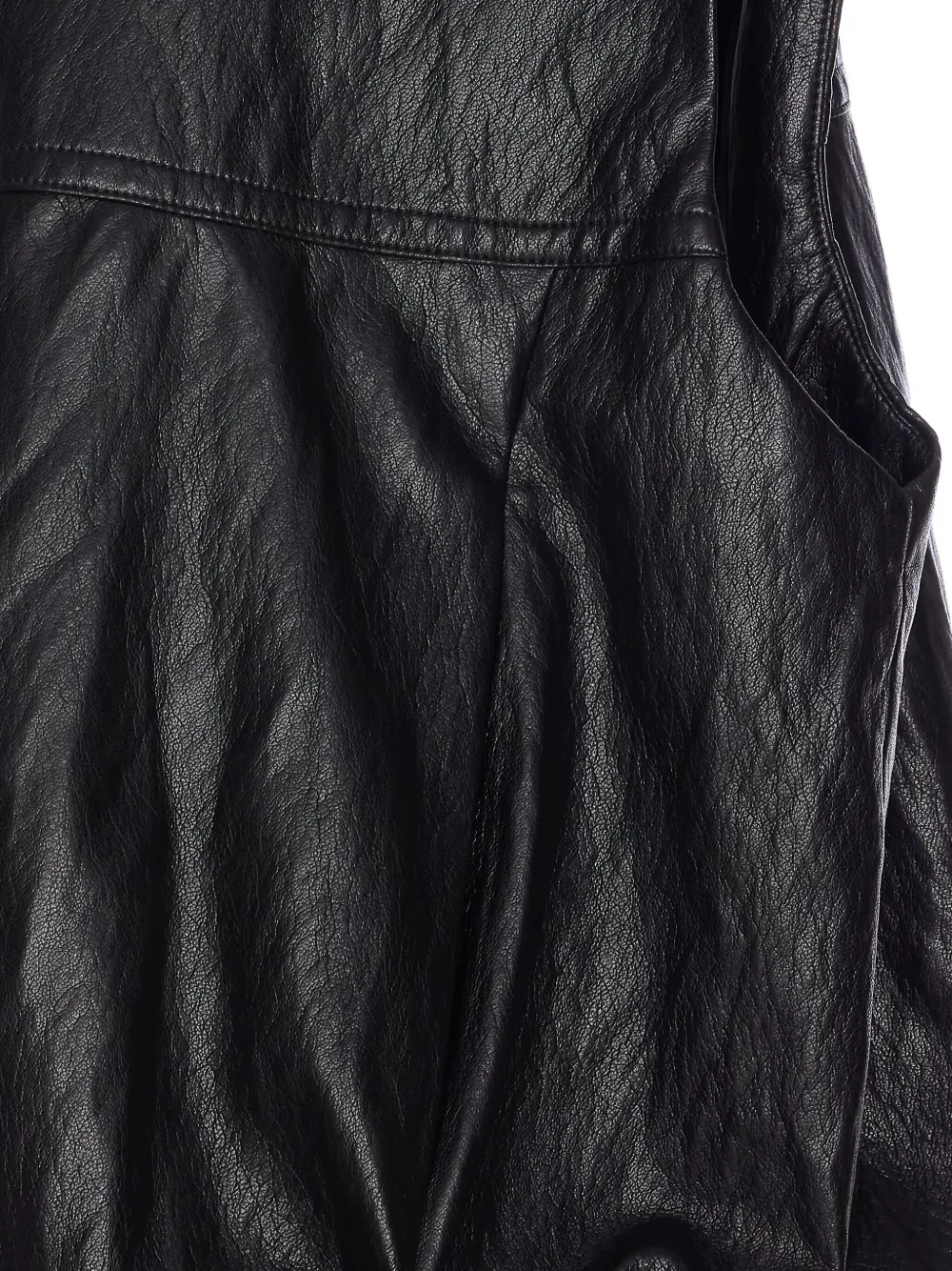 Eleh Zip-front Sleeveless Gillet In Black