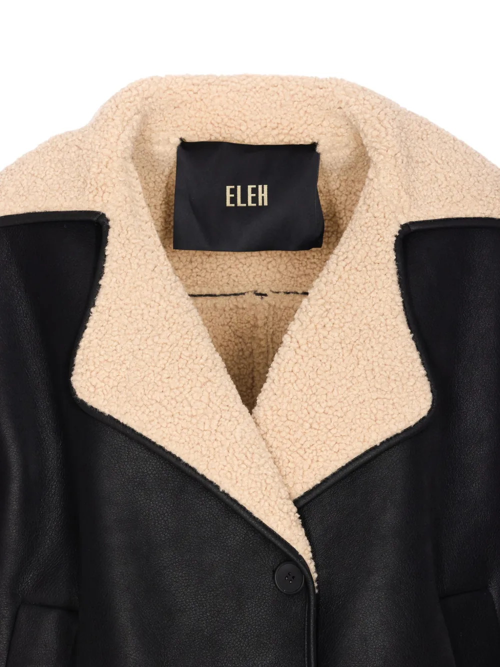 Eleh Button-fastening Jacket In Black