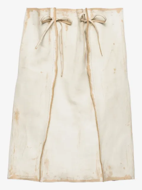 Prada leather skirt