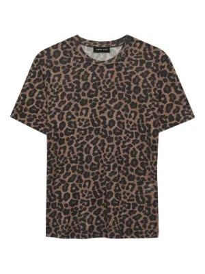 ANINE BING leopard-print T-shirt | Neutrals | FARFETCH