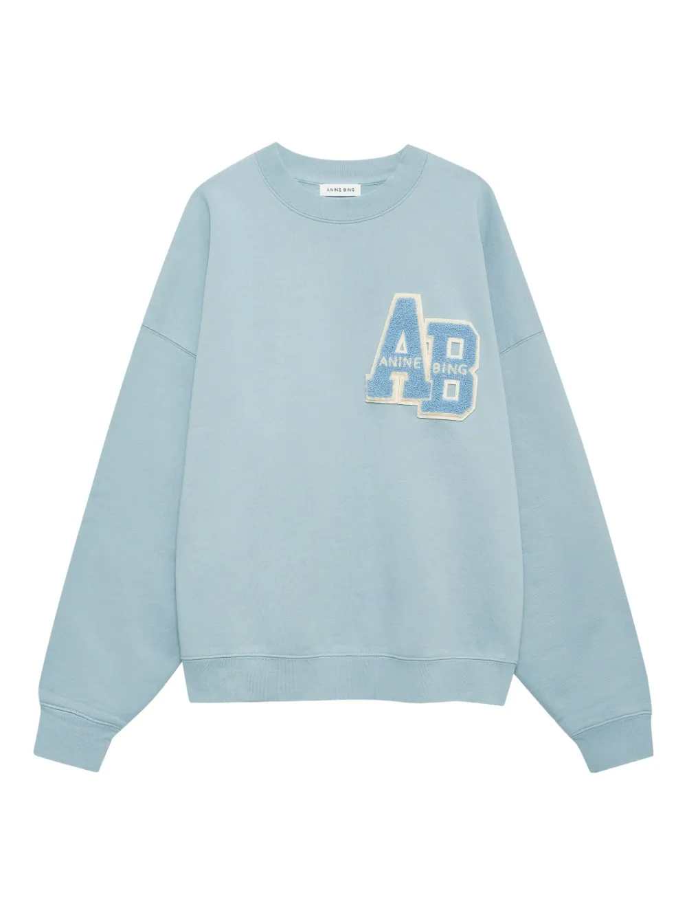 Anine Bing Cotton Sweatshirt In Blue