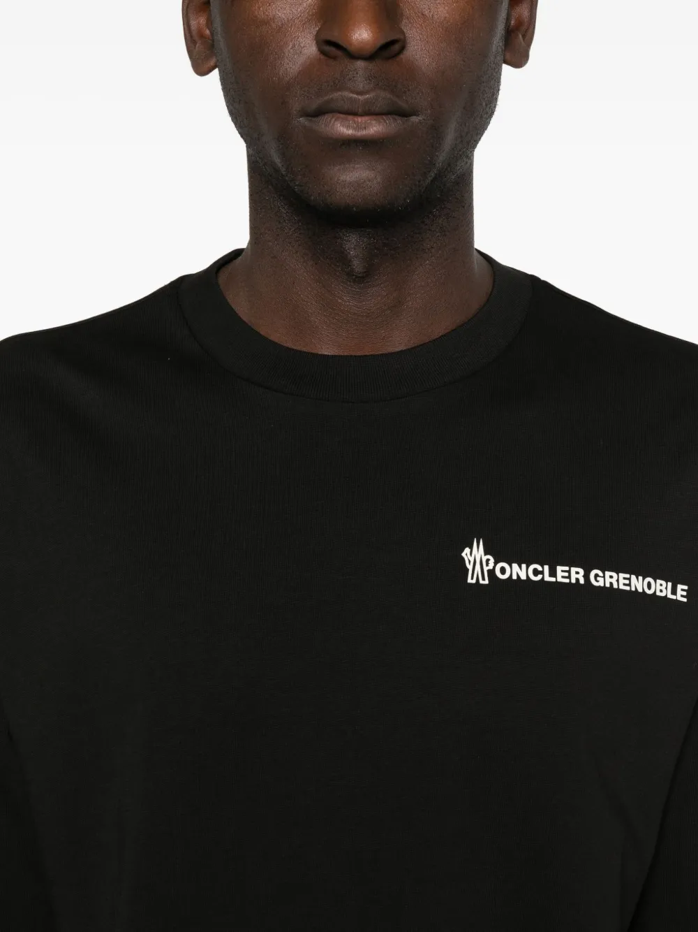 Moncler Grenoble Sweater met geborduurd logo Zwart
