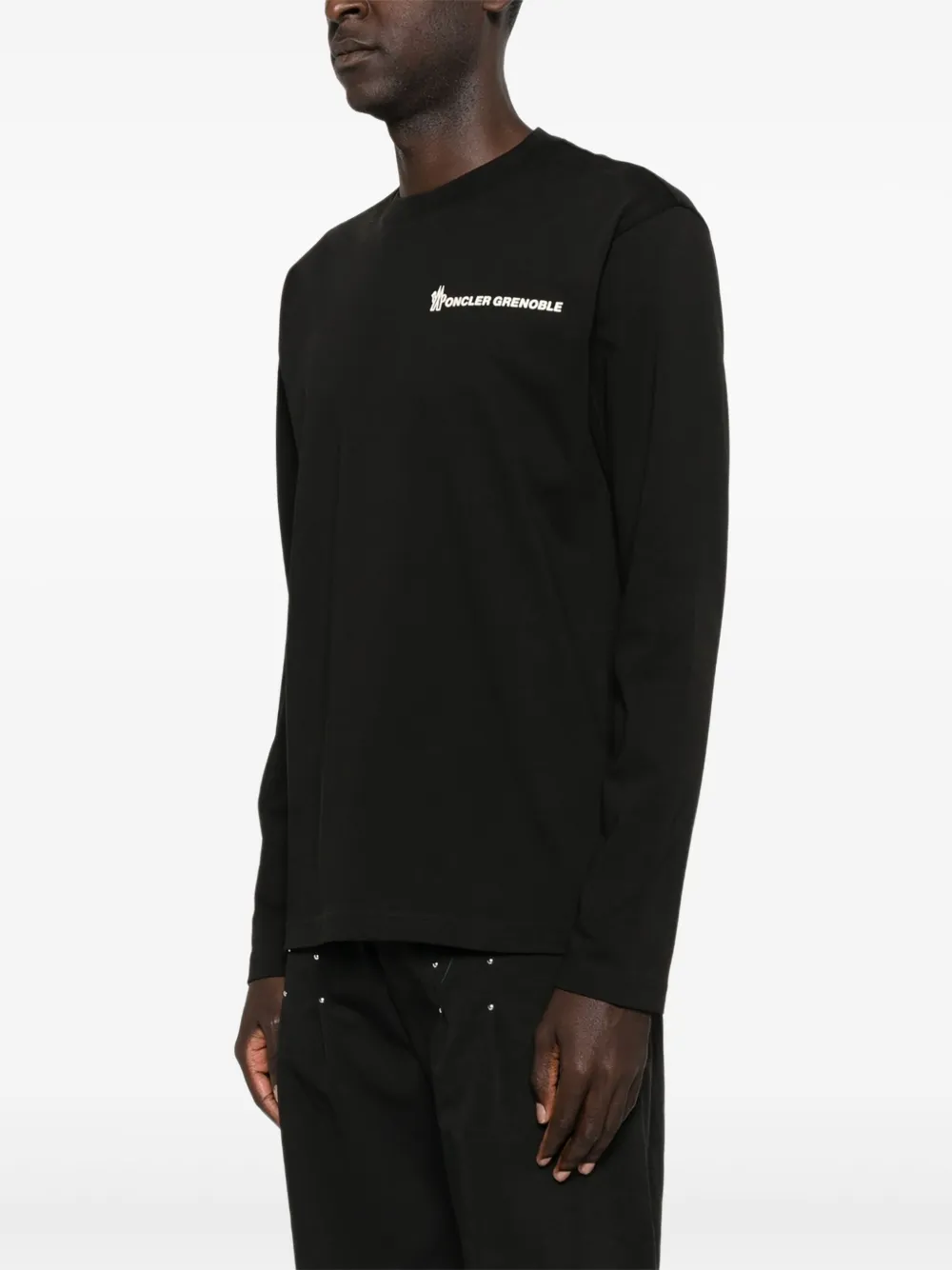 Moncler Grenoble Sweater met geborduurd logo Zwart