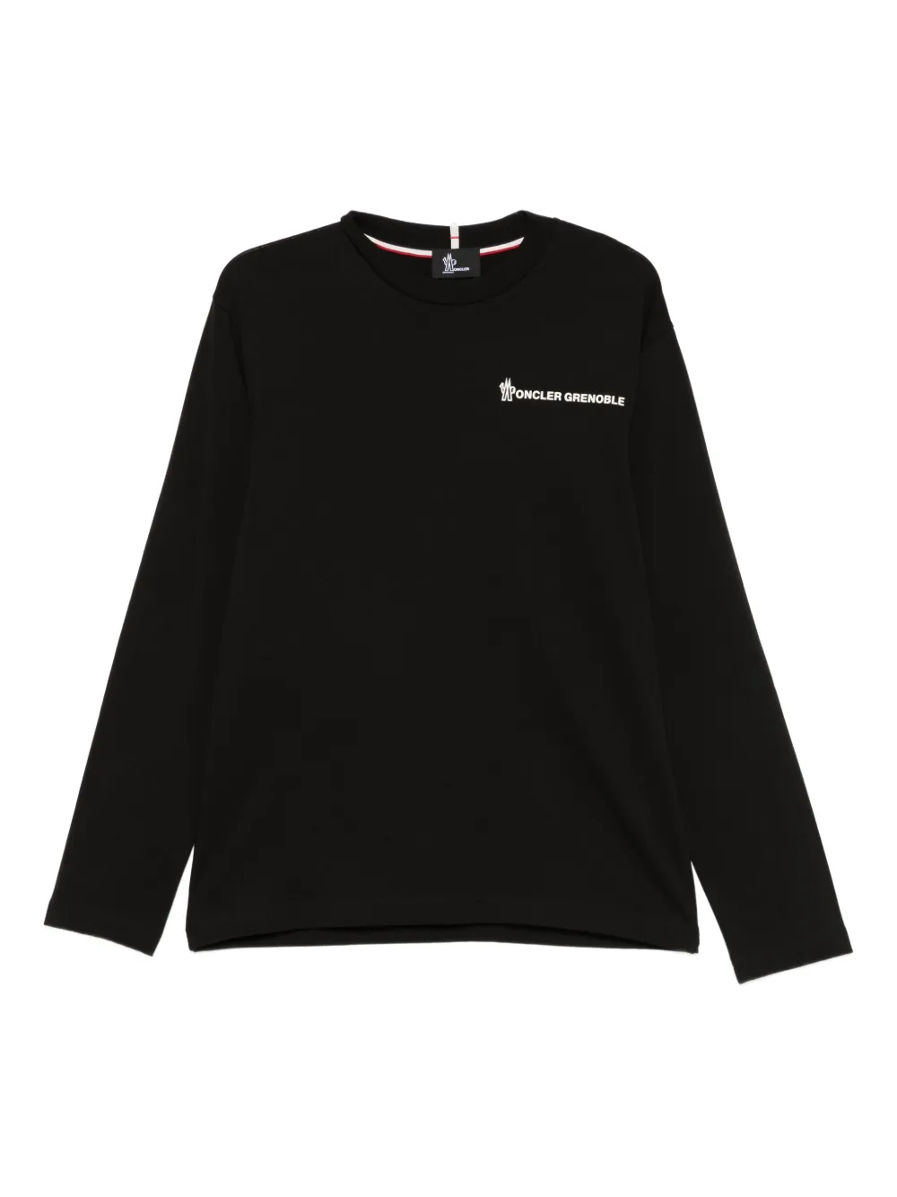 Moncler Grenoble logo-embroidered sweatshirt - ブラック Moncler Grenoble logo-embroidered sweatshirt - ブラック
