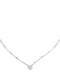 LB Exclusive 18kt white gold heart diamond necklace - Silver