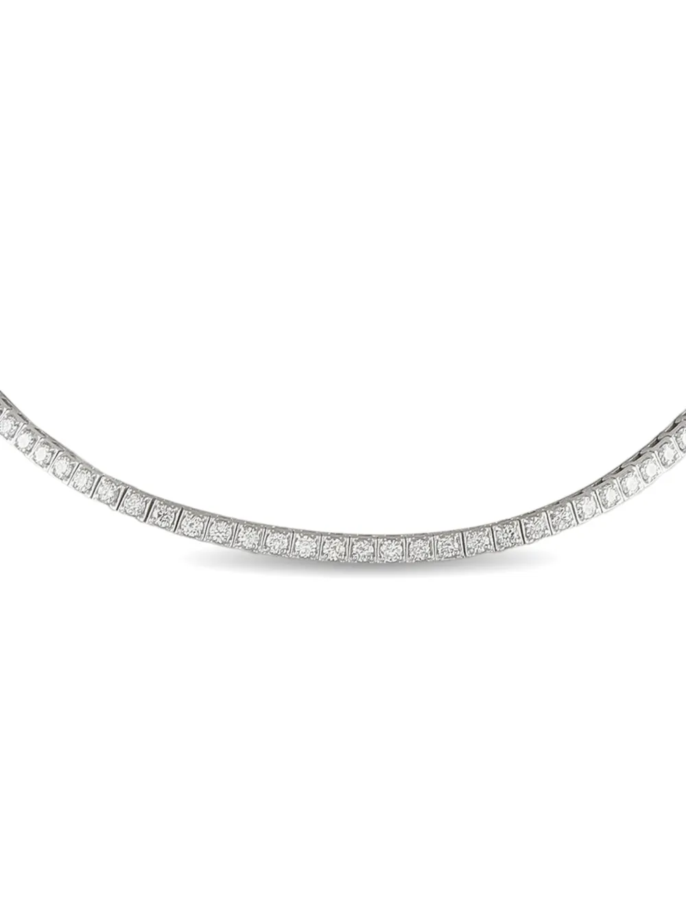 LB Exclusive 14kt white gold Tennis diamond necklace | Pre-Owned | Image 2