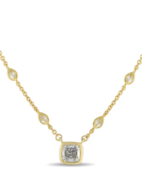 LB Exclusive 18kt yellow gold diamond necklace