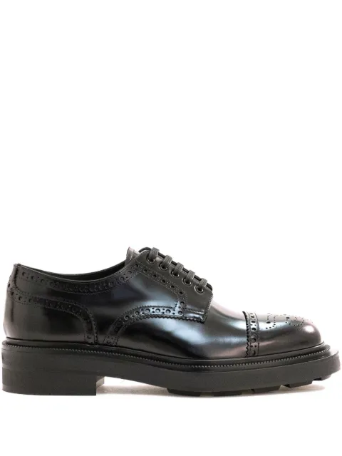 Prada brogue lace-up Derby shoes