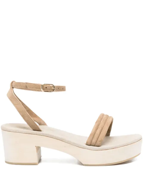 Anne Thomas ankle-strap platform sandals