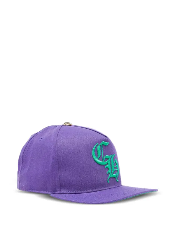 Chrome Hearts logo-embroidered Baseball Cap | Purple | FARFETCH