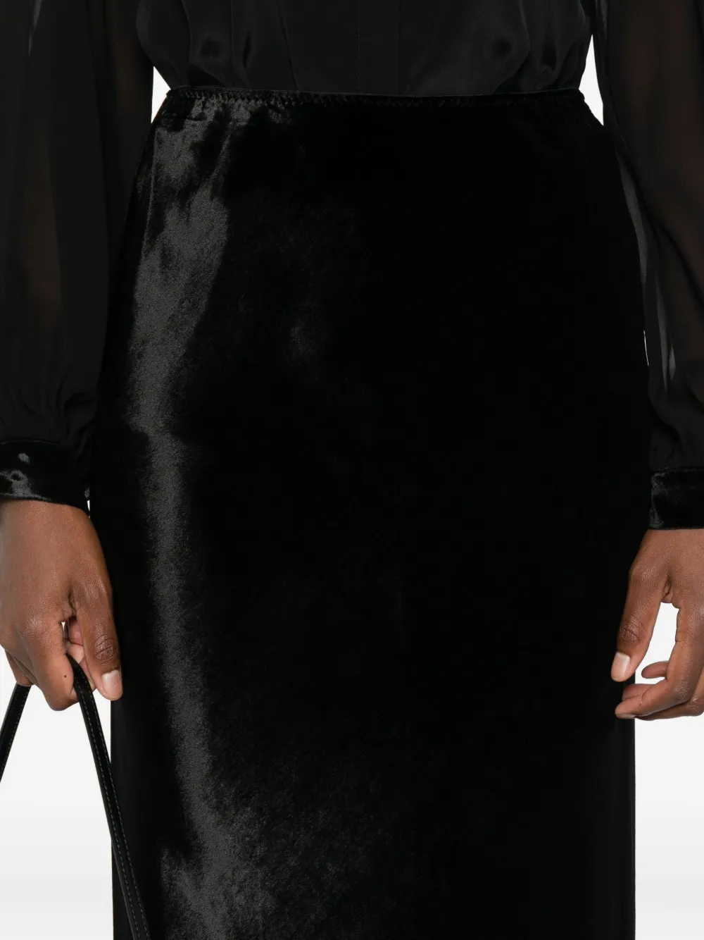 Dorothee Schumacher Uitgesneden midi-rok Zwart