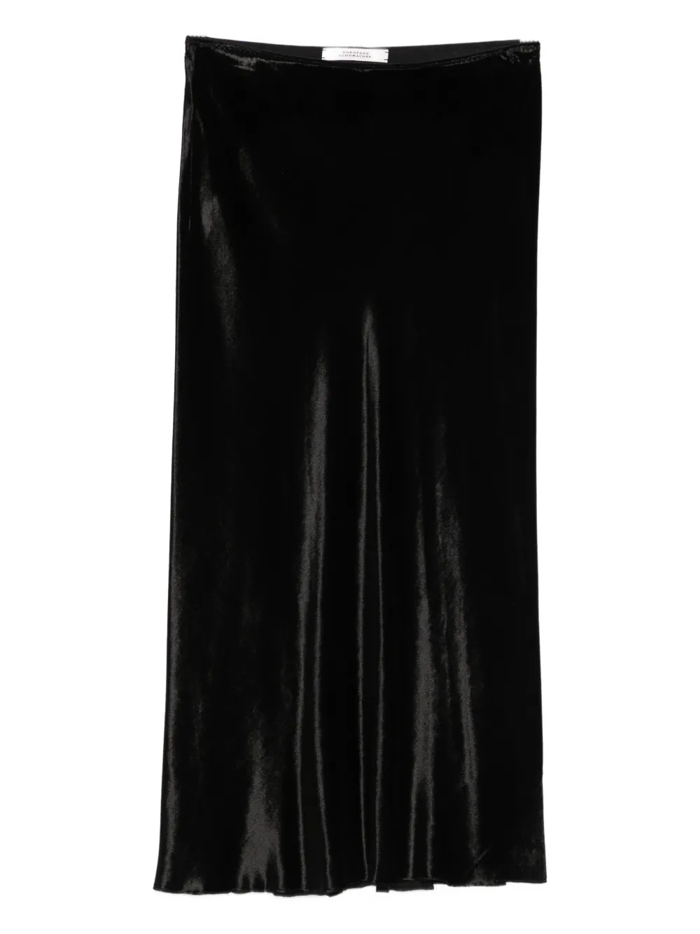 Dorothee Schumacher bias-cut midi skirt - Nero