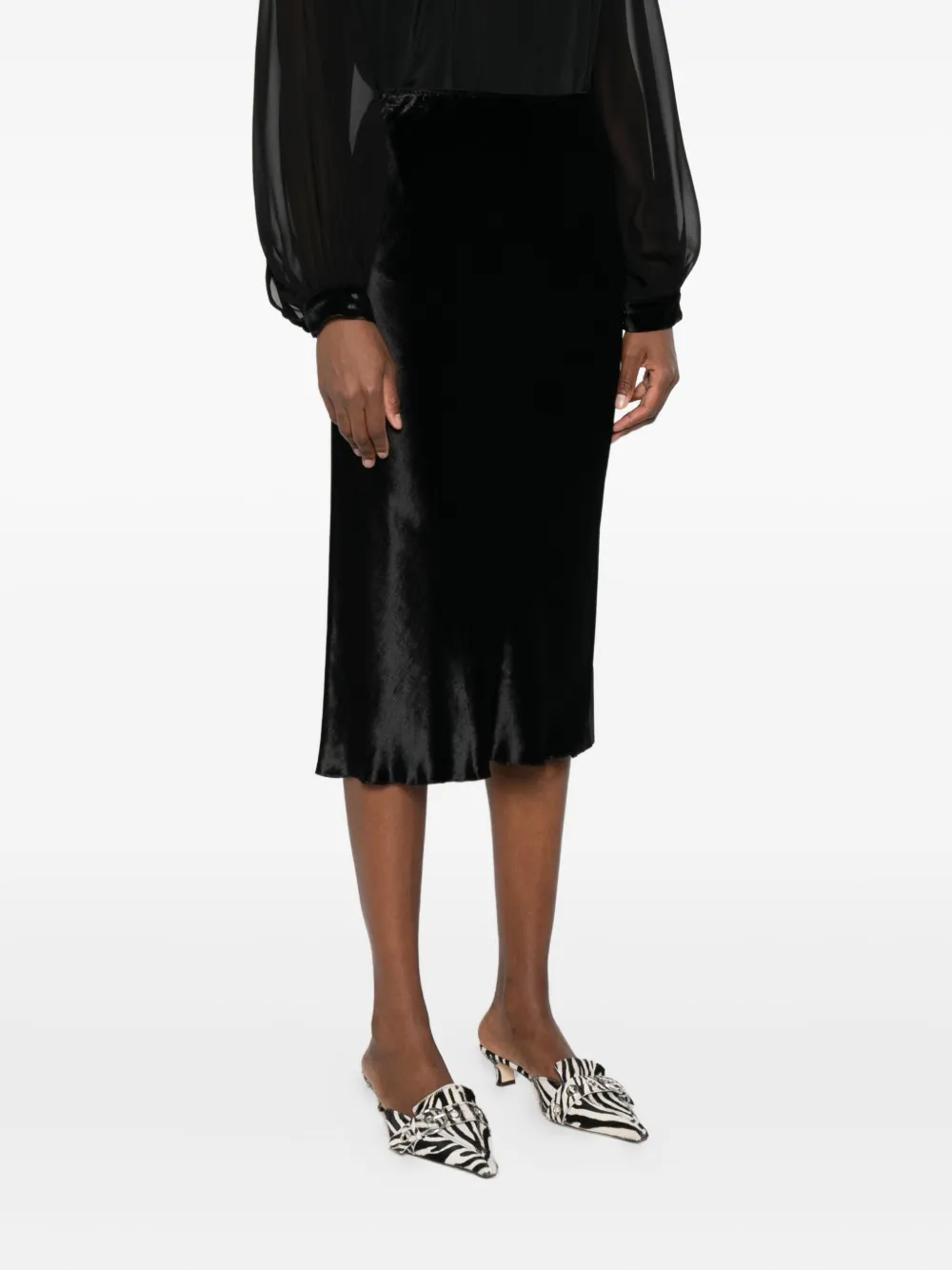 Dorothee Schumacher Uitgesneden midi-rok Zwart