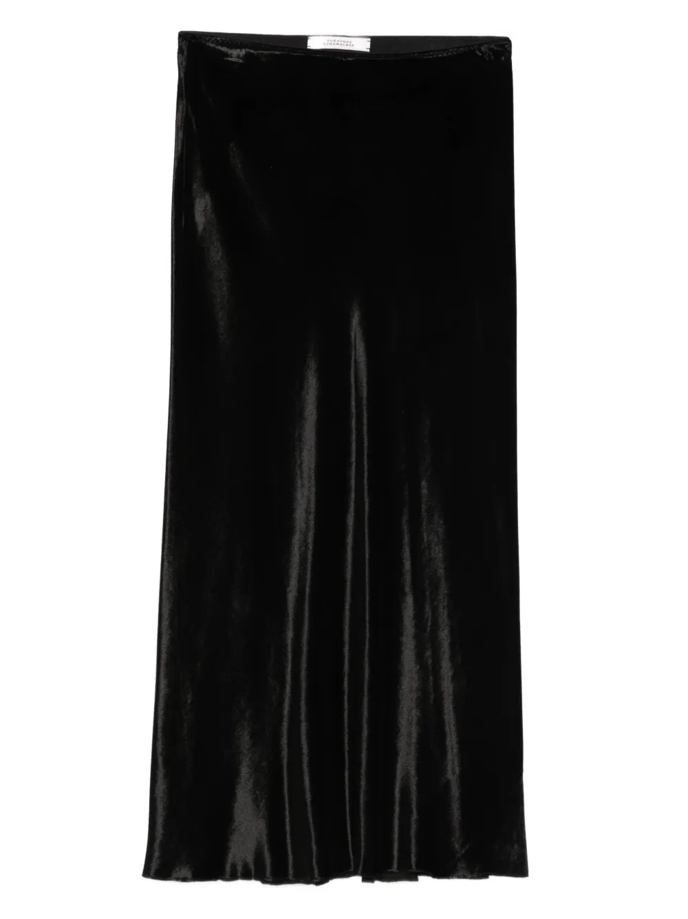 Dorothee Schumacher bias-cut midi skirt | Black | Image 1