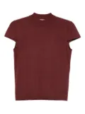 Dorothee Schumacher Essential Ease high-neck short-sleeve T-shirt - Red