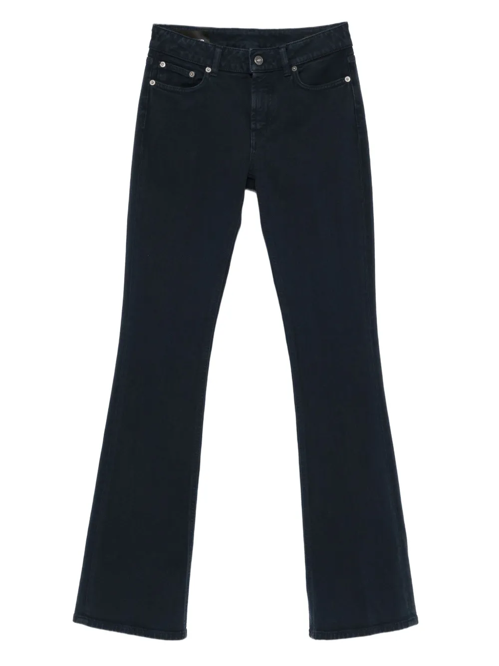 Dondup Flared Trousers In Blue