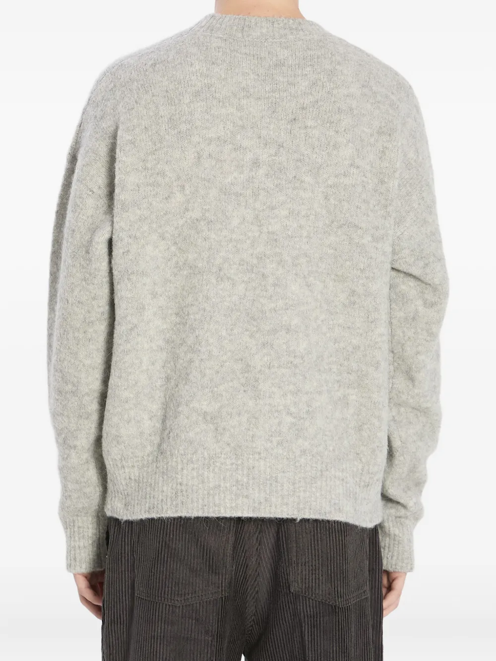 AMI Paris Sweater met ronde hals - Grijs