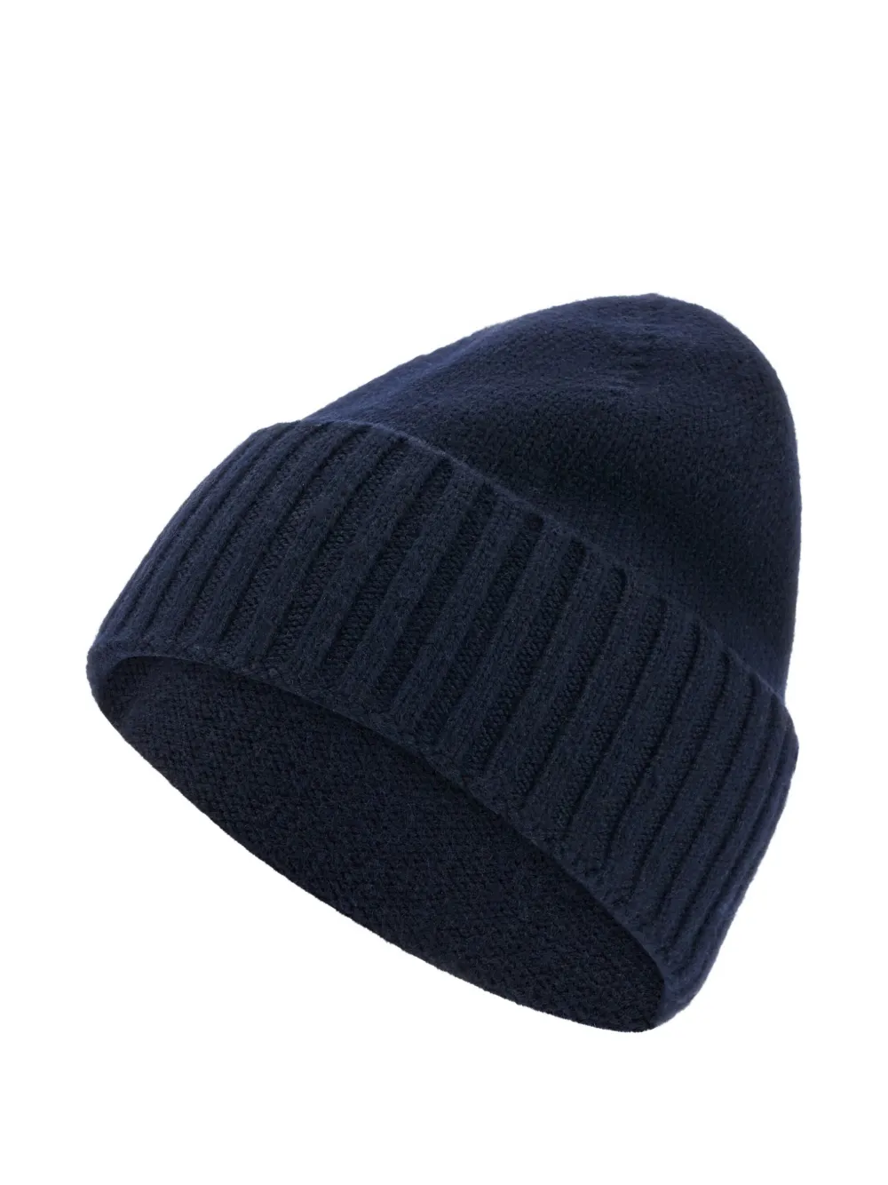 Boggi Milano Ribgebreide hoed - Blauw