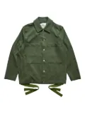Song For The Mute patch-pocket tie-fastening jacket - Green
