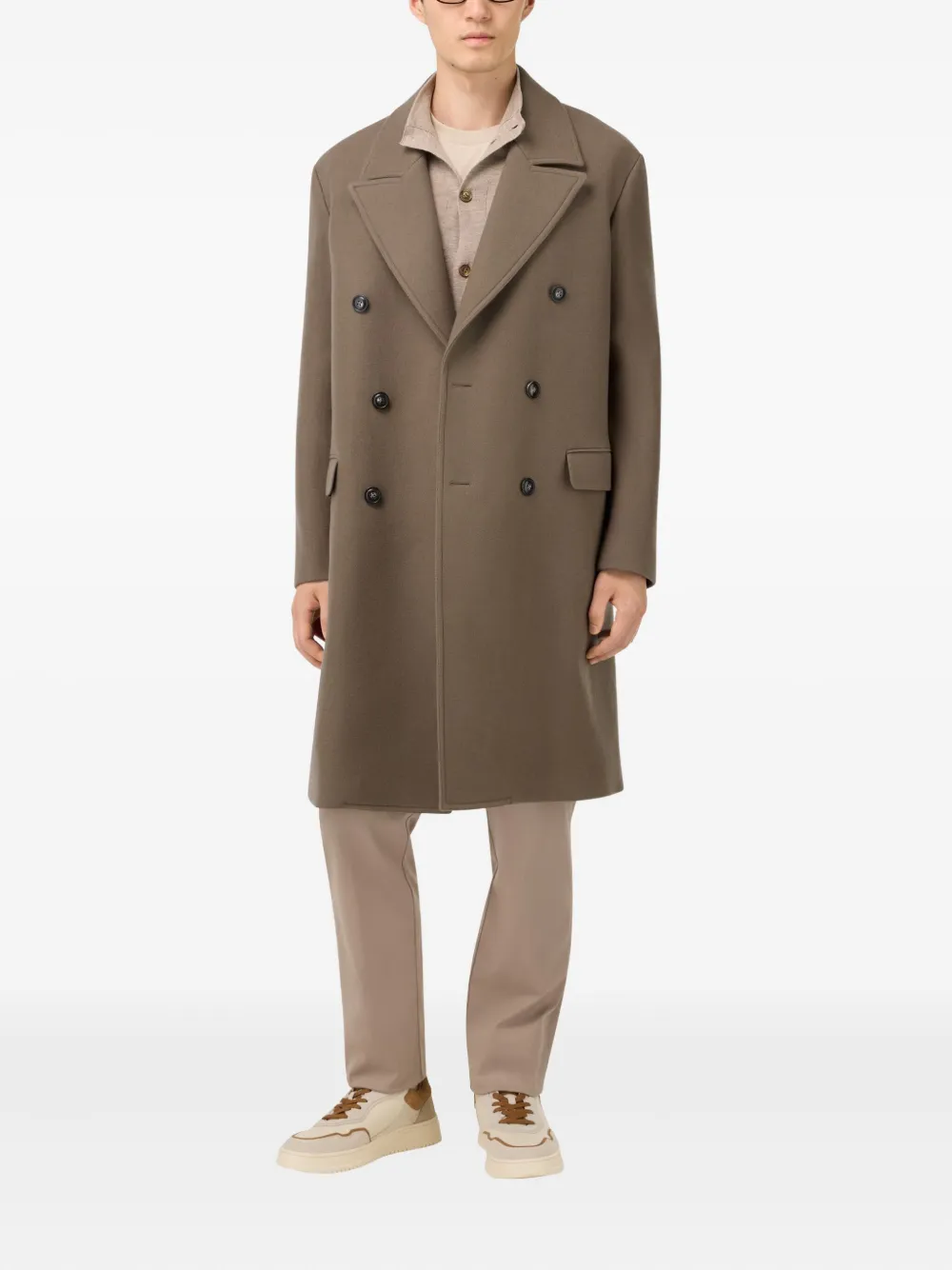 Boggi Milano double-breasted wool coat | Double Breasted Coats | Image 2