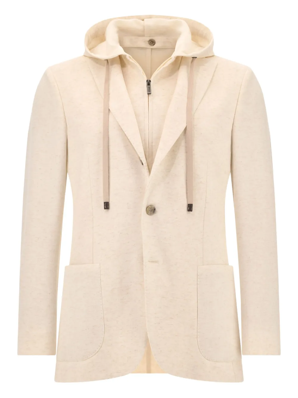Boggi Milano Madison hooded blazer | Neutrals | Image 1