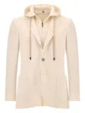 Boggi Milano Madison hooded blazer - Neutrals