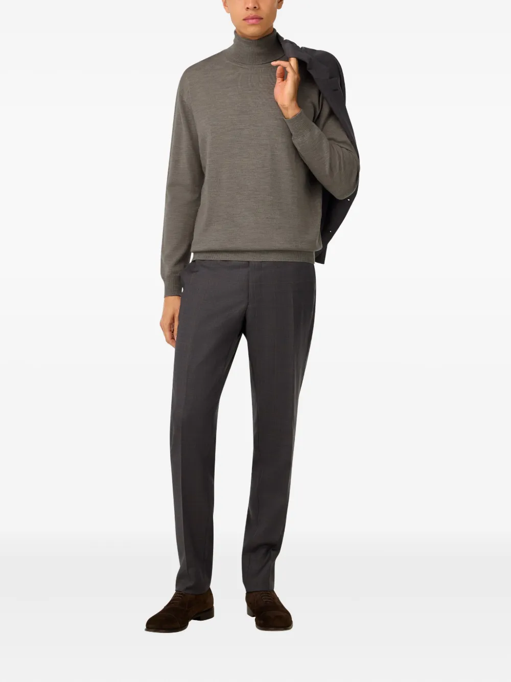 Boggi Milano turtleneck merino wool sweater | Knitted Sweaters | Image 2