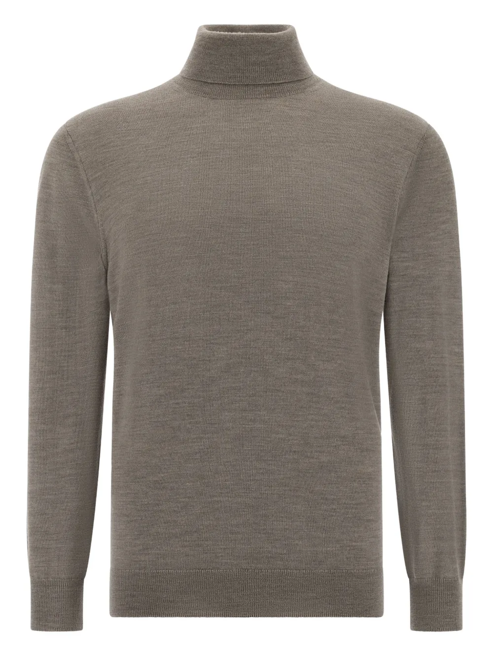 Boggi Milano turtleneck merino wool sweater | Grey | Image 1