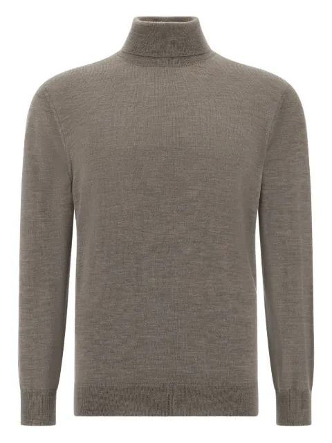 Boggi Milano turtleneck merino wool sweater