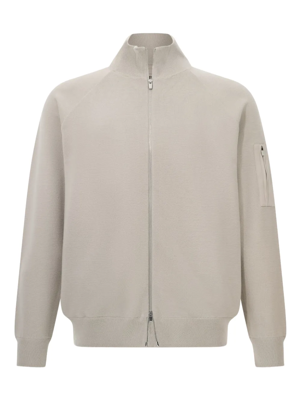 Boggi Milano zip-up sweatshirt | Neutrals | Image 1