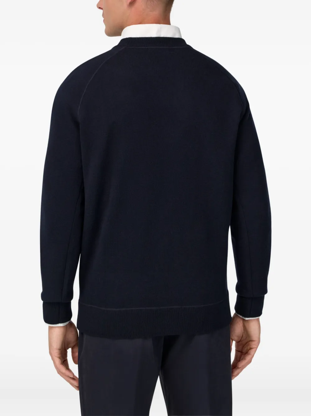 Boggi Milano Trui met ronde hals Blauw