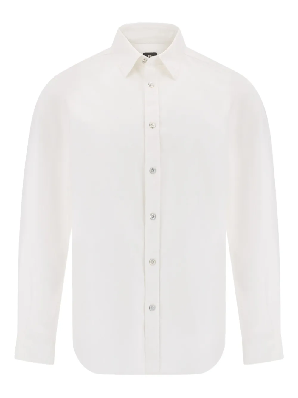Boggi Milano Oxford Cotton Shirt In White