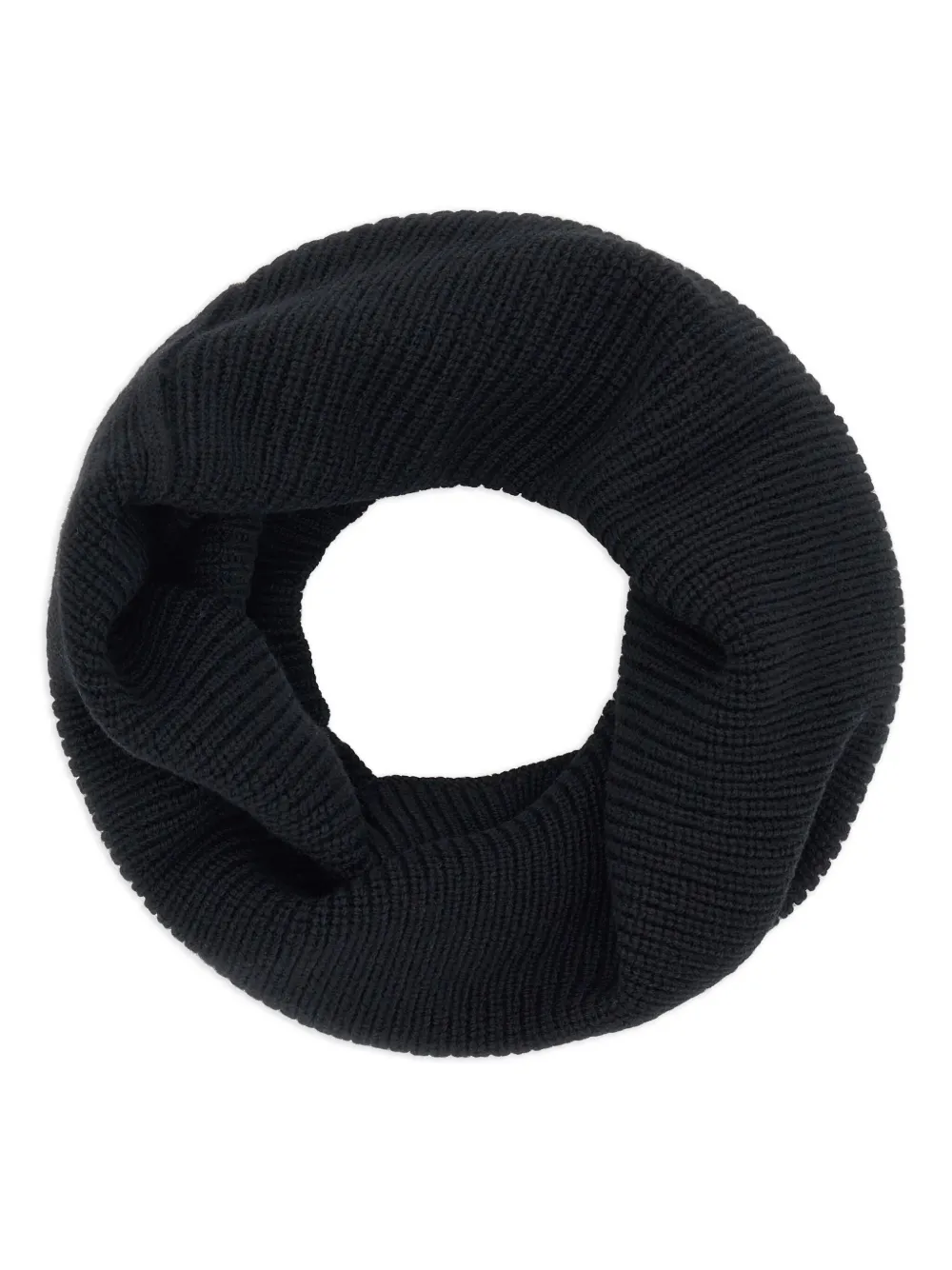 Boggi Milano ribbed-wool neck warmer | Black | Image 1