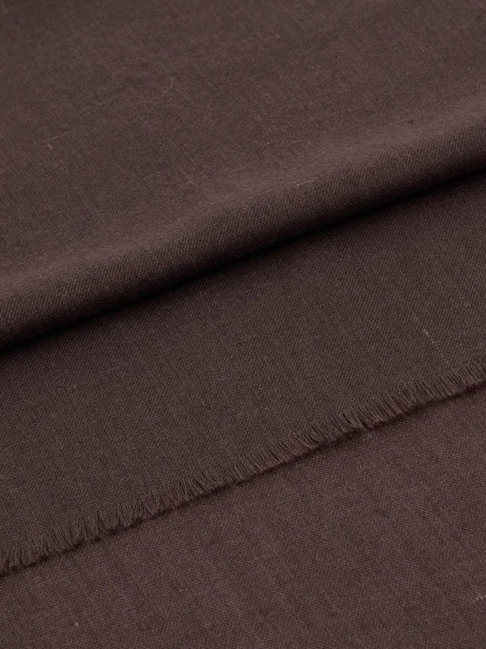 Boggi Milano Frayed-edge Scarf In Brown