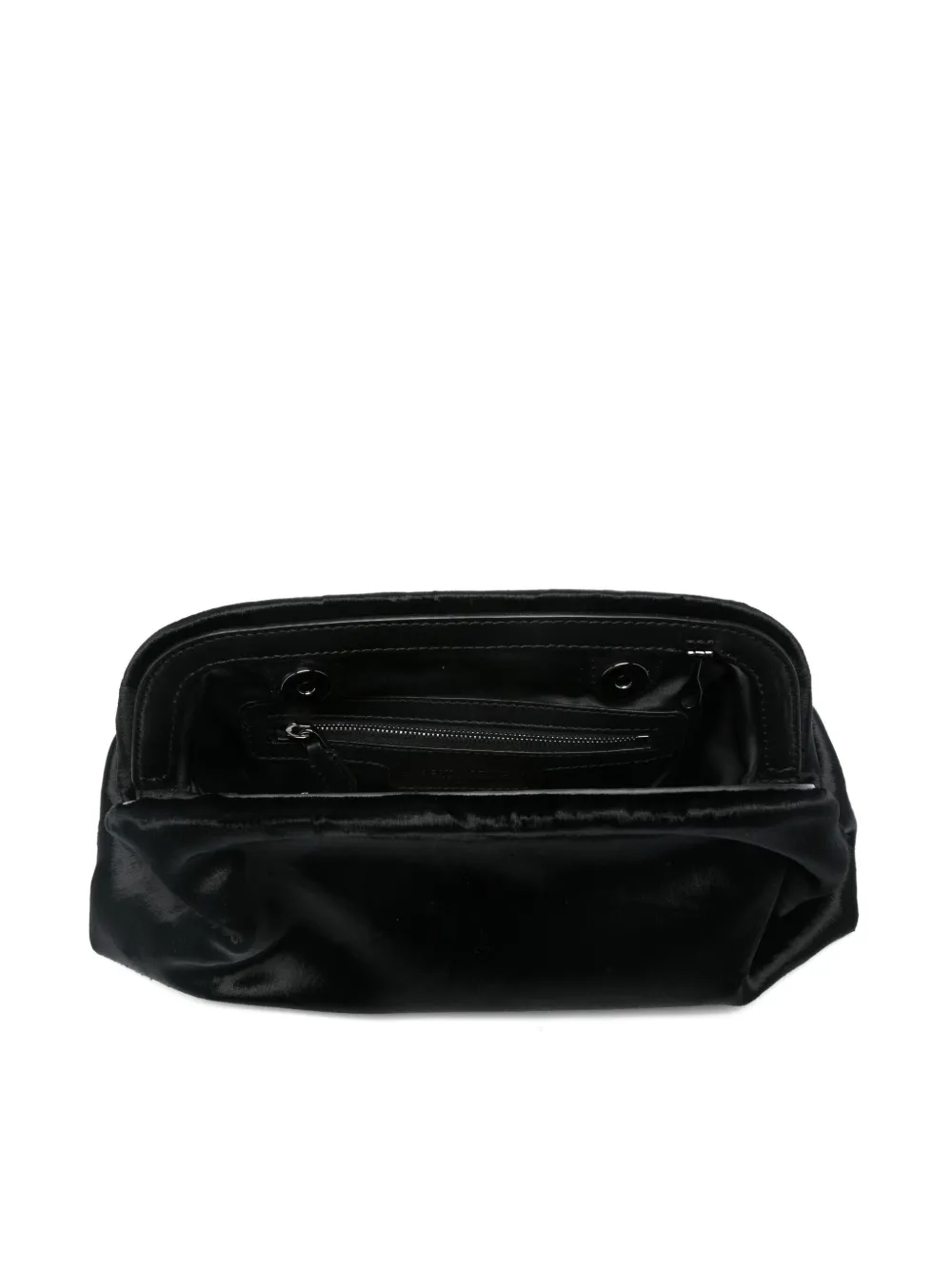 Alberta Ferretti Velvet Clutch Bag In Black
