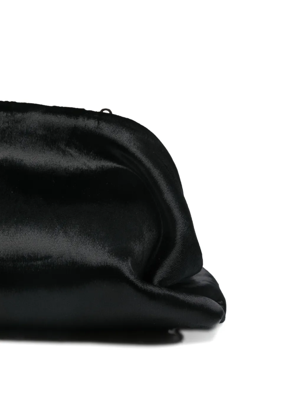 Alberta Ferretti Velvet Clutch Bag In Black