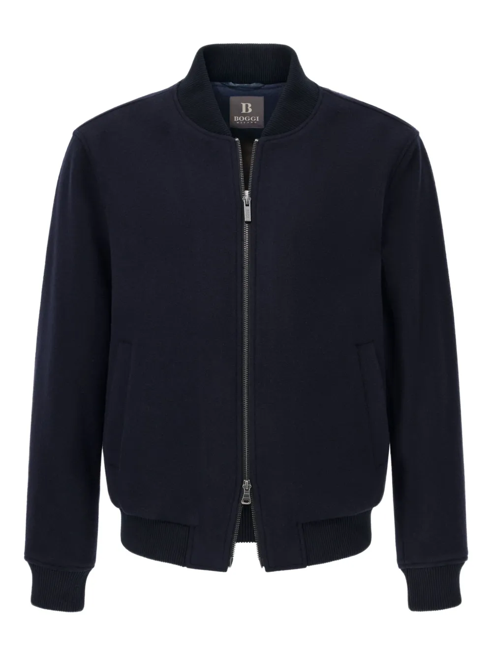 Boggi Milano Padded Bomber Jacket In Gold
