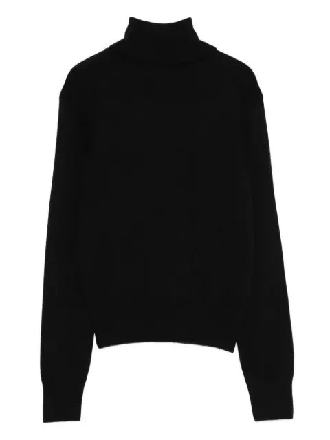 AMI Paris logo-embroidered turtleneck sweater