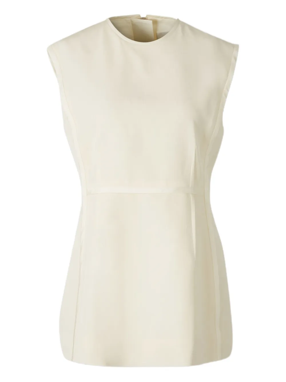Jil Sander round-neck sleeveless top - ニュートラル Jil Sander round-neck sleeveless top - ニュートラル