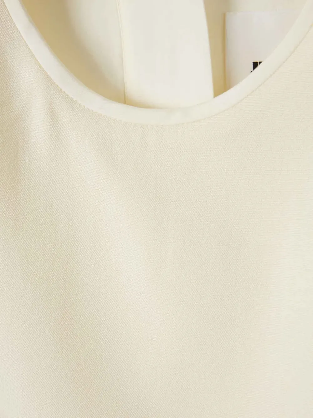 Jil Sander Round-neck Sleeveless Top In Neutral