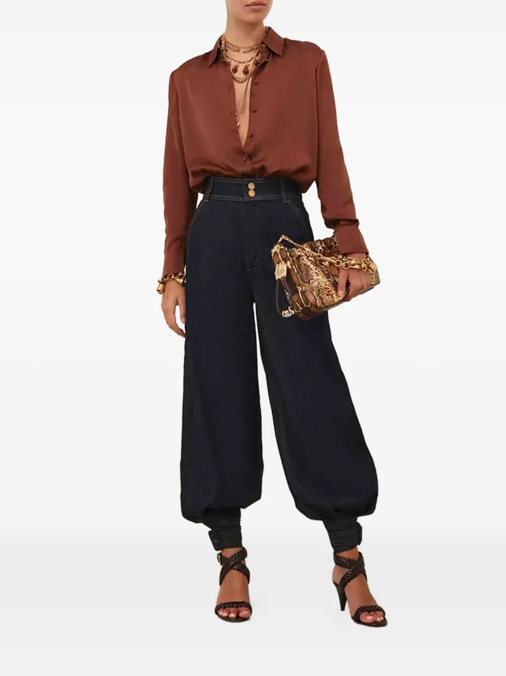 ZIMMERMANN Hyptonic blouse - Bruin