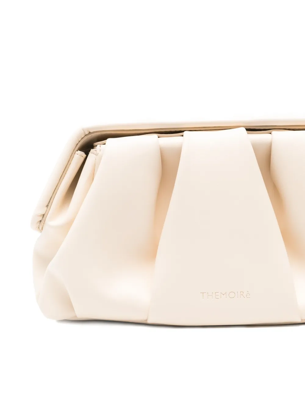 Themoirè Tia clutch Beige