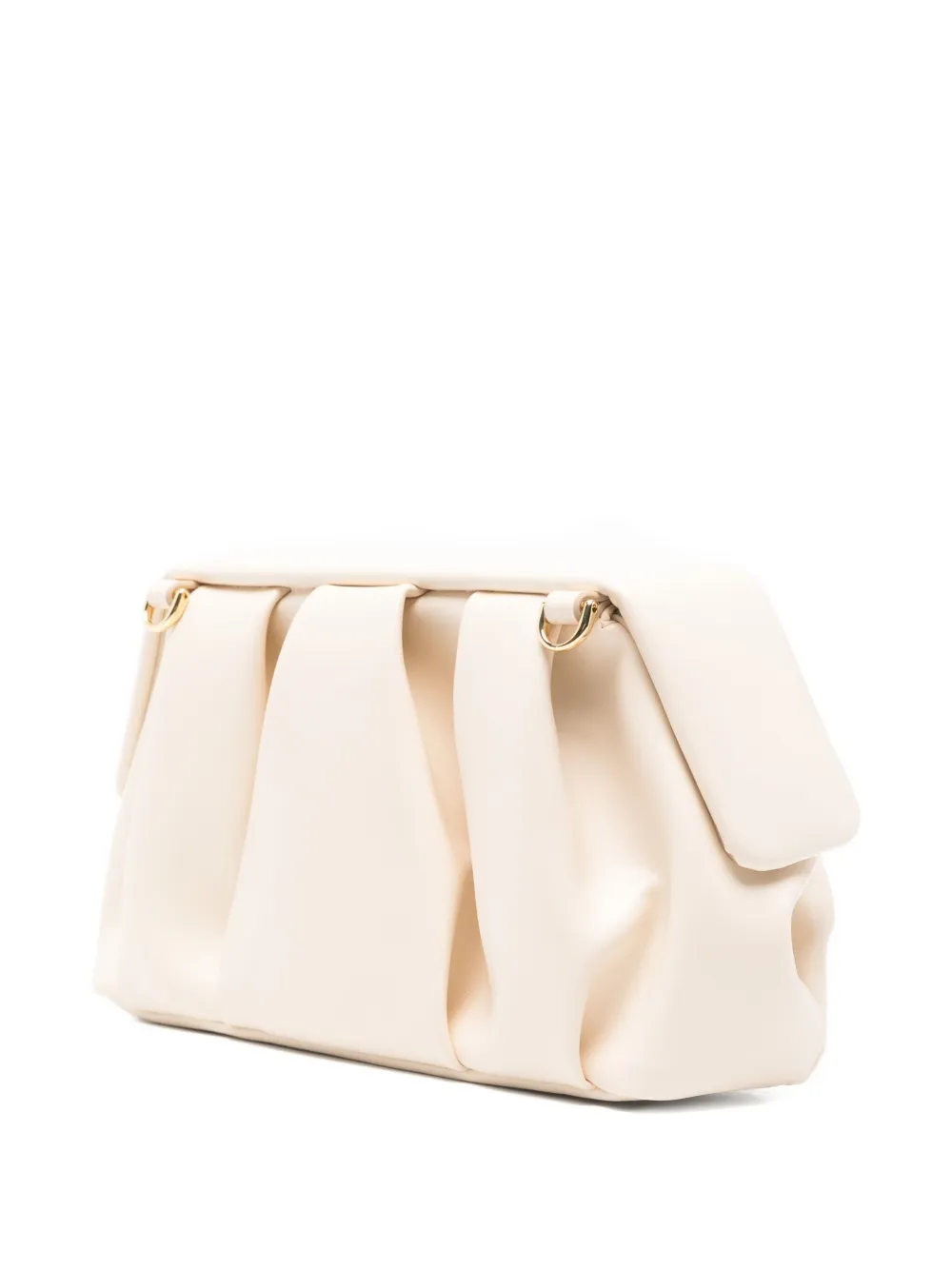 Themoirè Tia clutch Beige