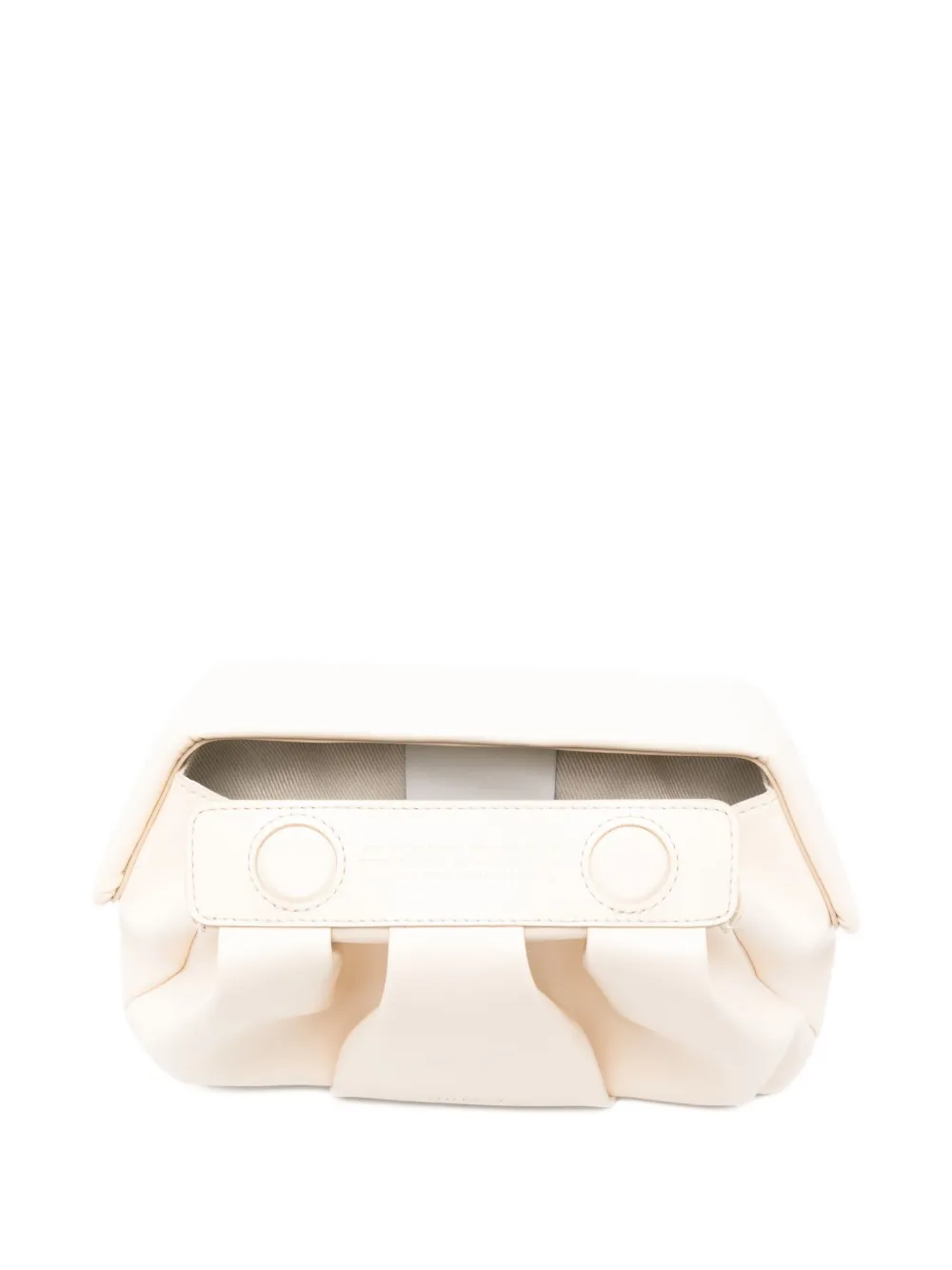 Themoirè Tia clutch Beige