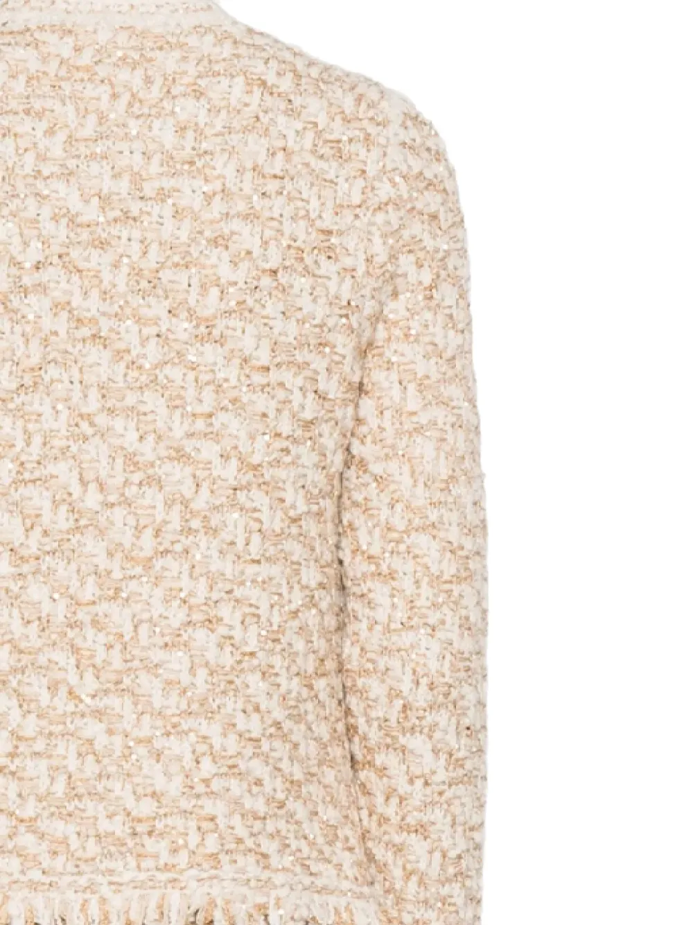 Fabiana Filippi sequin-embellished tweed jacket - ニュートラル Fabiana Filippi sequin-embellished tweed jacket - ニュートラル
