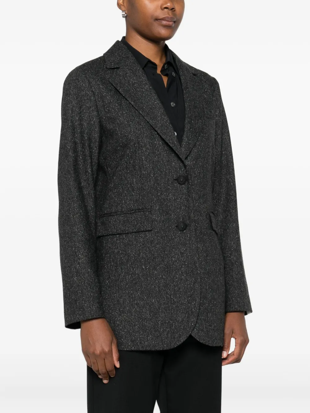 Peuterey Button-fastening Jacket In Gray